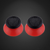 Red & Black Replacement Pair Thumbsticks for Xbox One & PS4 Controllers