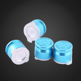 PS4 Controller Blue Bullet Buttons Aluminium Metal Metal Mod Kit