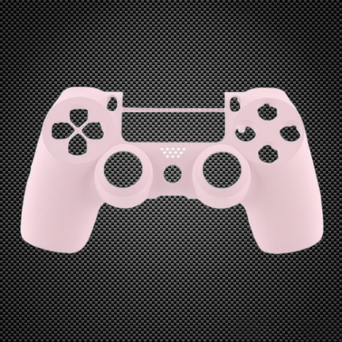 PS4 Slim/Pro JDS 040 V2 Controller Soft Touch Baby Pink Custom Front Shell