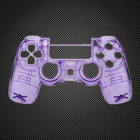 Crystal Purple Custom PS4 V2 JDM-040 Controller Front Shell