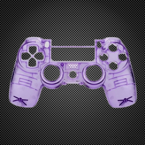 PS4 Slim/Pro JDS 040 V2 Controller Crystal Purple Custom Front Shell