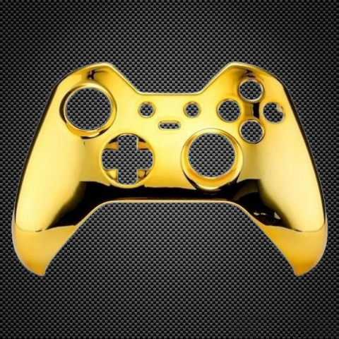 Chrome Gold Xbox One Elite Custom Front Shell