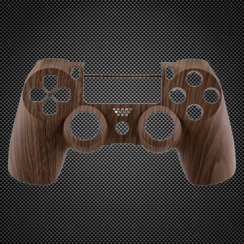 PS4 Slim/Pro JDS 040 V2 Controller Wooden Effect Custom Front Shell