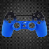 Shadow Blue Custom PS4 V2 JDM-040 Controller Front Shell