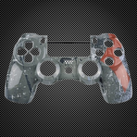 God of War Custom PS4 V2 JDM-040 Controller Front Shell