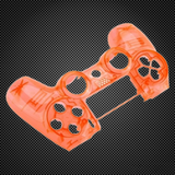 PS4 Slim/Pro JDS 040 V2 Controller Crystal Orange Custom Front Shell