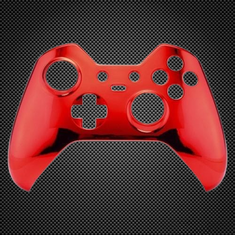 Chrome Red Xbox One Elite Custom Front Shell