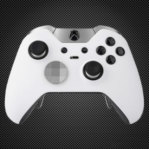 Soft Touch White Xbox One Elite Custom Front Shell – Primzstar Modz