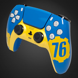 Fallout Vault Themed PS5 Custom Dualsense Controller