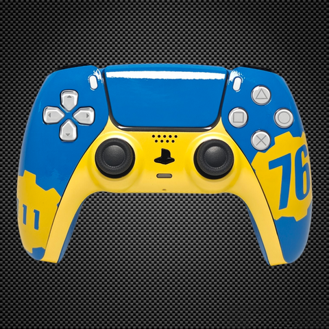 Fallout Vault Themed PS5 Custom Dualsense Controller