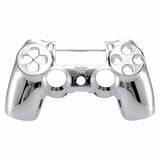 PS4 Slim/Pro JDS 040 V2 Controller Chrome Silver Custom Front Shell