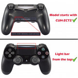 PS4 Slim/Pro JDS 040 V2 Controller Shadow Red Custom Front Shell
