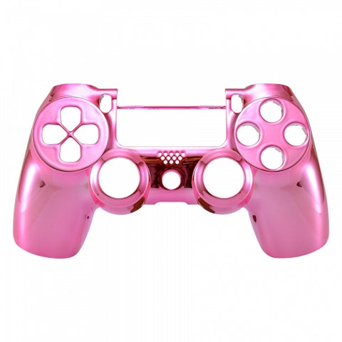 PS4 Slim/Pro JDS 040 V2 Controller Chrome Pink Custom Front Shell