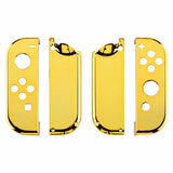 Nintendo Switch Joy-Con Controller Chrome Gold Custom Shell