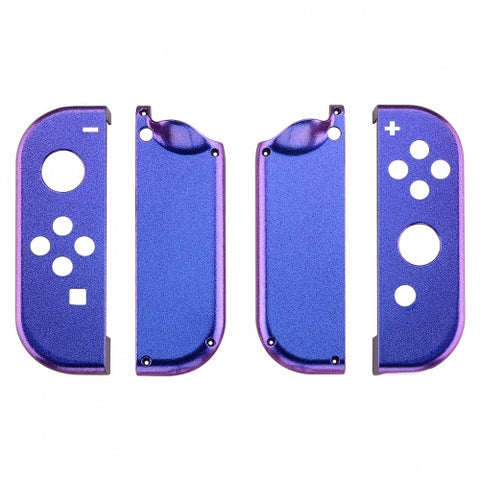 Nintendo Switch Joy-Con Controller Chameleon Blue and Purple Custom Shell