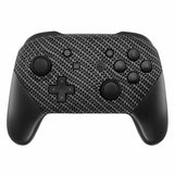 Nintendo Switch Pro Controller Soft Touch Carbon Fiber Custom Shell