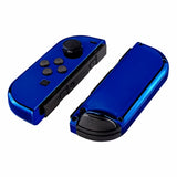 Nintendo Switch Joy-Con Controller Chrome Blue Custom Shell