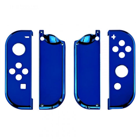 Nintendo Switch Joy-Con Controller Chrome Blue Custom Shell