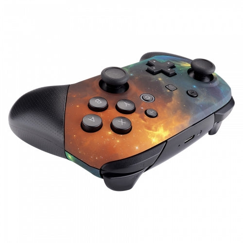 Nintendo Switch Pro Controller Soft Touch Nebula Stars Custom Shell ...