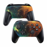 Nintendo Switch Pro Controller Soft Touch Nebula Stars Custom Shell