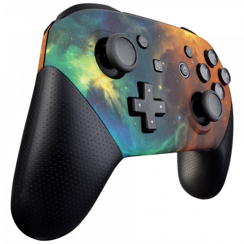 Nintendo Switch Pro Controller Soft Touch Nebula Stars Custom Shell ...