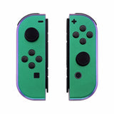 Nintendo Switch Joy-Con Controller Chameleon Green & Purple Custom Shell