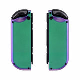 Nintendo Switch Joy-Con Controller Chameleon Green & Purple Custom Shell