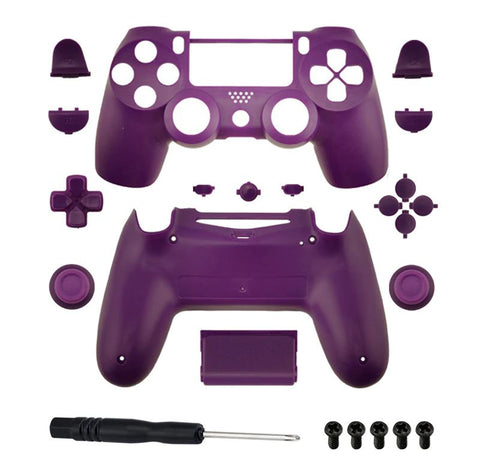 PS4 Slim/Pro JDS 040 V2 Controller Purple Custom Replacement Full Shel