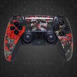 Demon Samurai Themed PS5 Custom Dualsense Controller