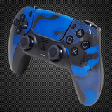 Digital Camo Blue Themed PS5 Custom Dualsense Controller
