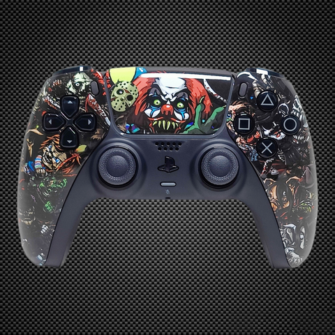 Scary Horror Themed PS5 Custom Dualsense Controller