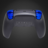 Black and Chrome Blue Themed PS5 Custom Dualsense Controller