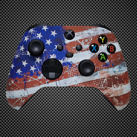 USA Flag Themed Xbox Series X/S Custom Controller