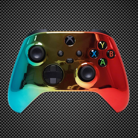 Chrome Rainbow Themed Xbox Series X/S Custom Controller