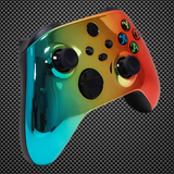 Chrome Rainbow Themed Xbox Series X/S Custom Controller