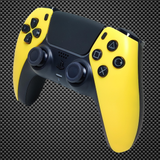 Yellow & Black Themed PS5 Custom Dualsense Controller