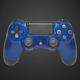Metallic Blue Themed Official PS4 Controller V2 Custom