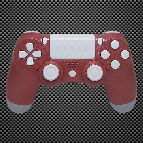 Pearlescent Red Themed Official PS4 Controller V2 Custom