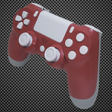 Pearlescent Red Themed Official PS4 Controller V2 Custom