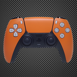 Matt Orange Edition PS5 Custom Dualsense Controller