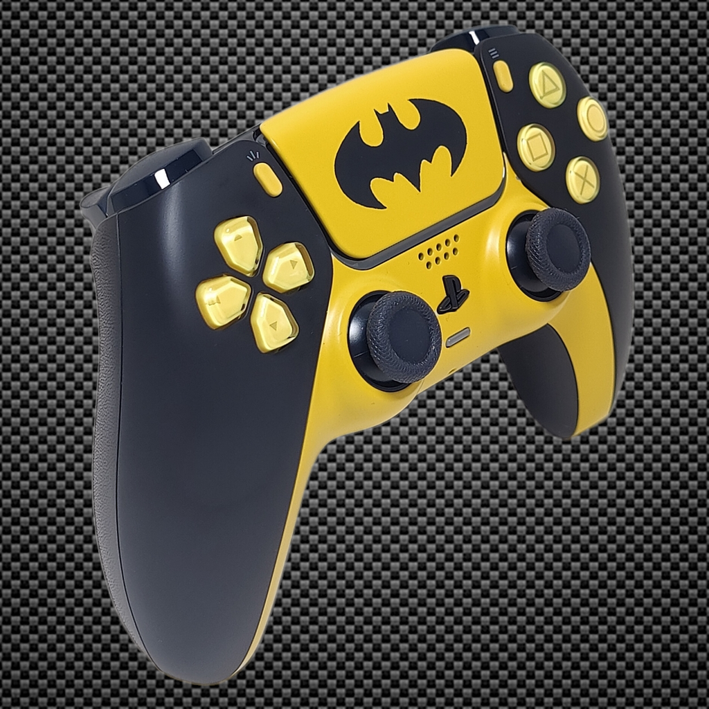Batman Themed PS5 Custom Dualsense Controller – Primzstar Modz