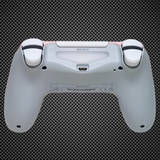 Official PS4 Controller V2 Custom Baby Pink & White Themed