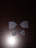 PS4 Playstation 4 Controller V1/V2 Rubber Conductive Pads Silicon Buttons Replac