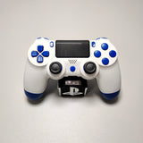 Official PS4 Controller V2 Custom Blue and White Themed