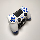 Official PS4 Controller V2 Custom Blue and White Themed