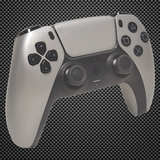 Metallic Silver Themed PS5 Custom Dualsense Controller
