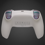 Arctic White Chameleon Green PS5 Custom Dualsense Controller
