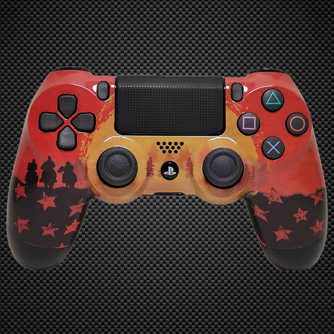 Red Dead Redemption 2 Themed Official PS4 Controller V2 Custom