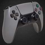 Playstation Classic Grey PS5 Custom Dualsense Controller