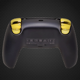 Black and Chrome Gold Themed PS5 Custom Dualsense Controller